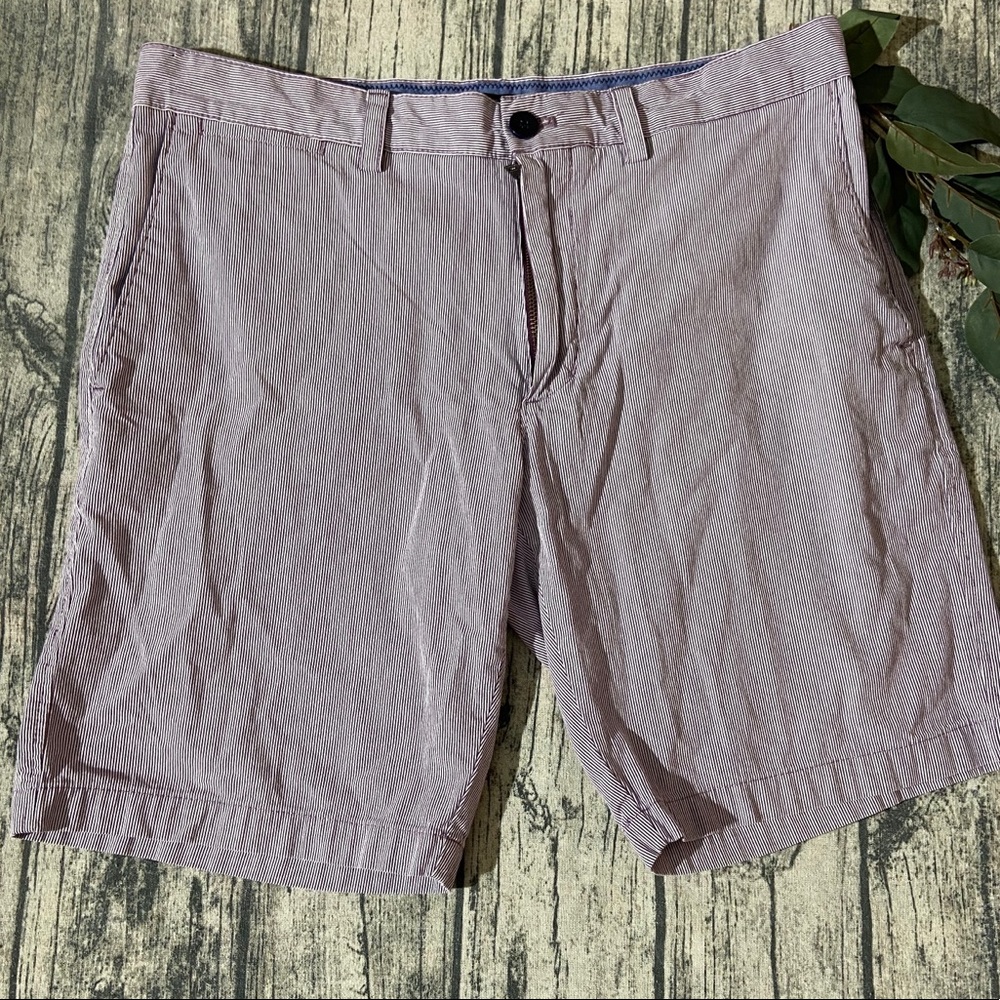 Banana Republic Men’s Purple Striped Aiden Short